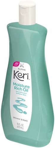 Keri Alpha Shower & Bath Moisture Rich Oil 16 oz (Pack Of 4)