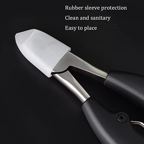 Podiatrist Toenail Clippers, Professional Thick & Ingrown Toe Nail Clippers for Seniors & Men, Pedicure Clippers Toenail Cutters & Super Sharp Curved Blade Grooming Tool