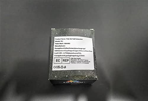 Poly Gel Nail Colors Kit EBANKU Poly Nails Extension Gel Cat Eye Glitter 6 Colors Nail Builder Gel Professional Nail Enhancement Kit for Women Popular Nail Art DIY Salon at Home