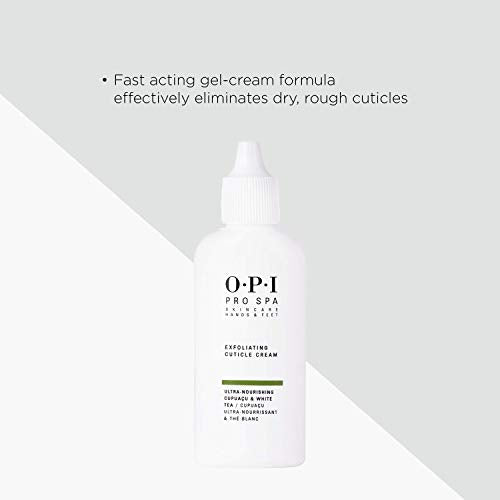 OPI ProSpa Exfoliating Cuticle Cream | Cuticle Remover for Nails | Gel Cream Formula for Dry, Rough Hands | 0.9 fl oz