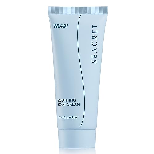 SEACRET Foot Cream - Enriched with Tea Tree Oil, Shea Butter, Cocoa Butter, Olive Oil, and Dead Sea Minerals