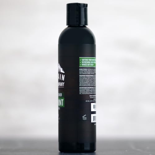 Rocky Mountain Barber Company Men's Conditioner - Tea Tree Oil, Peppermint & Eucalyptus for All Hair Types - 8oz