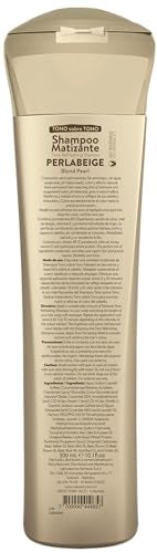 naissant Perla Beige Hair Purple Shampoo | Eliminates Brassiness | Neutralizes Yellow & Orange Tones | Paraben, Ammonia & Sulfate Free | Pro-Vitamin B5, Olive Oil & Honey (Perla Beige) 10.1 Fl Oz