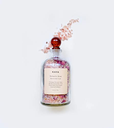 Kaya Rose Bath Soak | All Natural Bath Soak 8 oz | Gift for Mom
