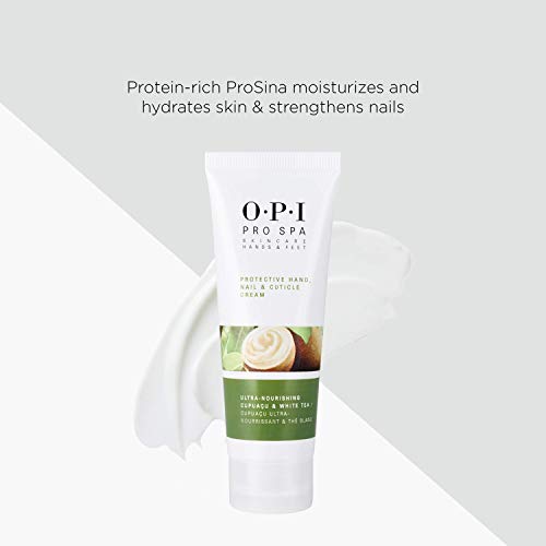 OPI ProSpa Protective Hand, Nail and Cuticle Cream | Nail & Hand Lotion | Non Greasy Formula | 4.0 fl oz