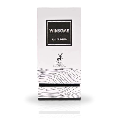 Maison Alhambra Winsome Eau De Parfum Spray 90ML (3.04 OZ) Long Lasting Arabian Perfume For Men - Bold Woody, Floral & Sweet Fragrance - Perfume Men with Bergamot, Rose, Patchouli & Vanilla Notes