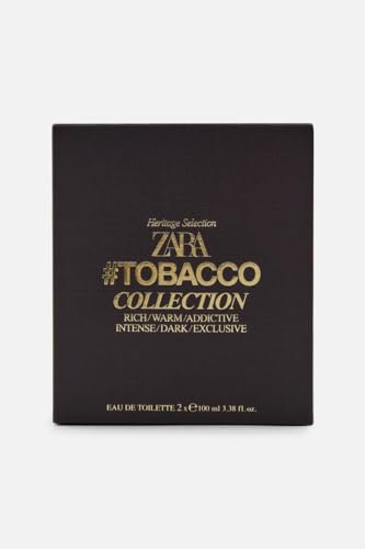 Zara Men’s TOBACCO COLLECTION Rich/Warm/Addictive/Intense/Dark/Exclusive 2X Eau De Toilette 3.4 fl.oz. each