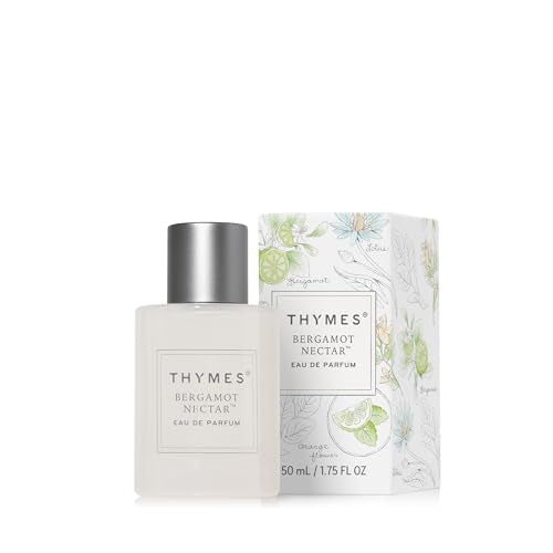 Thymes Eau De Parfum - Scented Perfumes for Women - Women's Fragrances with Notes of Bergamot, Lemon, Orange Flower, Lotus & Sandalwood (Bergamot Nectar, 1.75 fl oz)