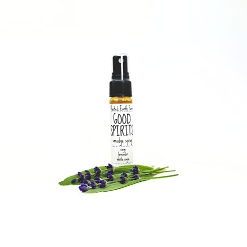 Good Spirits Smudge Spray - 1 fl oz - White Sage Smudging Spray - Crystal Cleansing