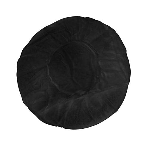 Disposable Sunless Spray Tan/Spa Treatment Bouffant Cap, Single Use Hair Cap, Keeps Hair Covered and Out of the Way, One Size Fits Most, Black, 100 Per Pack