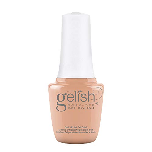 Gelish Mini Gel Nail Color, Gel Polish Collection, Gel Nail Polish, Long-Lasting Soak Off Gel Polish (Creme De La Femme, 9mL)