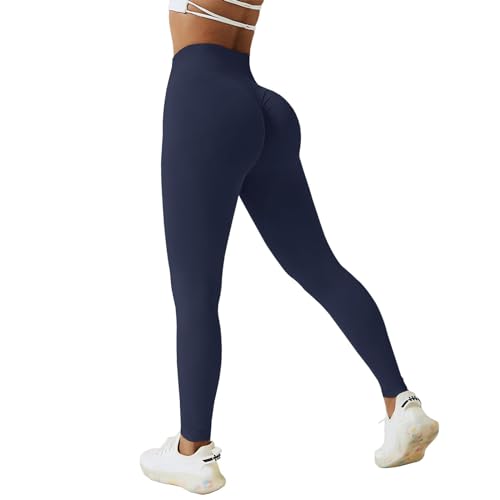 GAYHAY High Waisted Leggings for Women - Butt Lifting Opaque Tummy Control Pants for Running Cycling Yoga