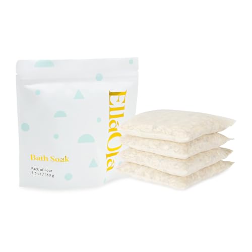 Oatmeal Bath Soak for Babies Kids & Adults - Baby Bath Tea Soaks Made with Prebiotics to Relieve Dry, Itchy, Eczema Prone Skin While Gently Cleansing, Fragrance Free I 4 Bath Tea Soaks