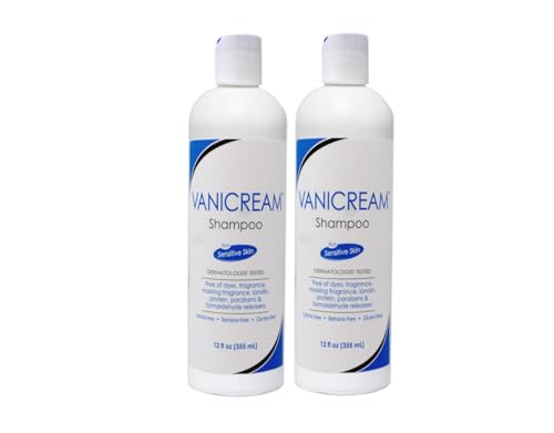 Vanicream Shampoo and Conditioner Set For Sensitive Skin - Dermatologist Tested - Set of 4 (2 Each) (12 Oz)
