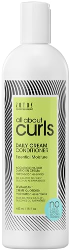 ALL ABOUT CURLS Daily Cream Conditioner | For Curly Hair | Essential Moisture | Strengthens & Softens | 3X Resistance to Breaking | Cruelty Free | Sulfate & Paraben Free