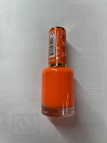 DND DC Gel Polish Set, Orange Collection, UV/LED GelPolish and Air Dry Nail Lacquer, Matching Chip-Free Polish Duo, 0.5 Fl Oz Each