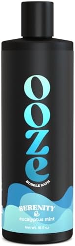 OOZE Eucalyptus Mint Bubble Bath (473ml) - Bubble Bath for Women Relaxing, Clean, Crisp & Refreshing - Self-Care & Wellness - Zero Parabens, Cruelty-Free, Made in The USA