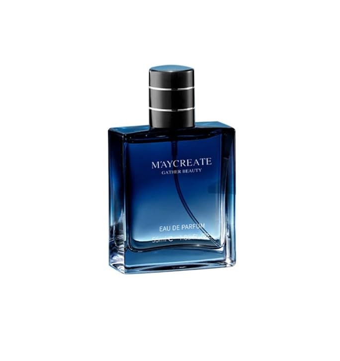 Men's Perfume, 55ml 1.86 fl oz, Blue Glass Bottle Eau de Parfum