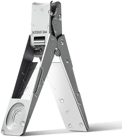 MR.GREEN Innovative Folding Nail Clippers Collapsible Nail Cutters Stainless Steel Nail Scissors Portable Travel Manicure Tools