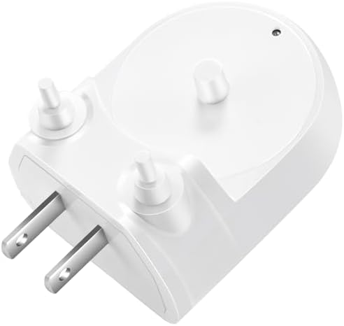 Direct Plug-in Wall Charger Base for Philips Sonicare | Fits 4100/5100/5300/6500 & HX63/65/67/68/89xx/91xx | Hygienic White | Excludes AI/9900 & DiamondClean Smart (Plug-in)