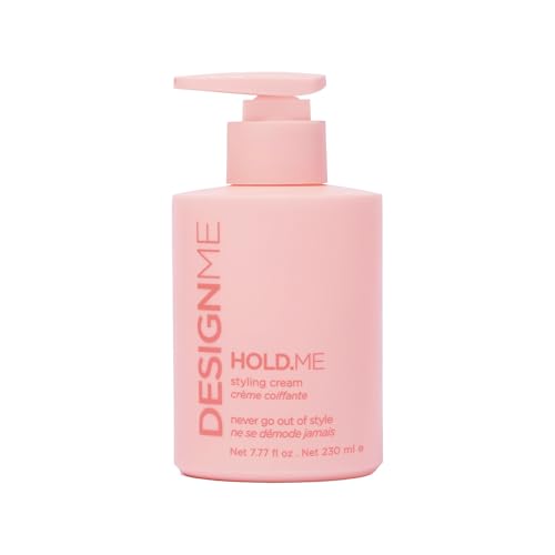 Design.Me HOLD.ME Styling Cream | Hair Smoothing Cream for Blowouts & Sleek Looks | Hydrating, Tames Frizz & Flyaways, Adds Shine & Smooths | Soft Hold | Air Dry or Blow Dry for All Hair Types