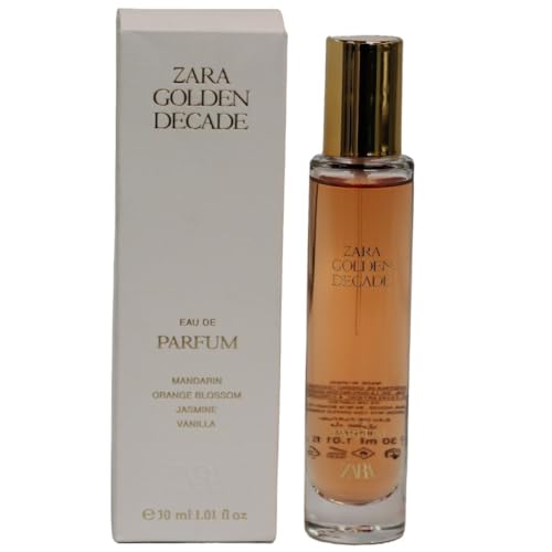 Zara Golden Decade Women Eau de Parfum Hypnotic Scent and Elegant Fragrance with Jasmine Orange Blossom & Lavender 30ml (1.0 fl. oz)