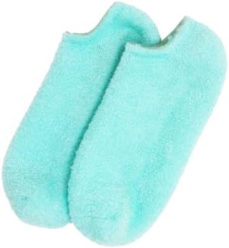Barefoot Scientist Sleep On It Overnight Moisturizing Gel Socks, Nourish Your Feet (Teal)