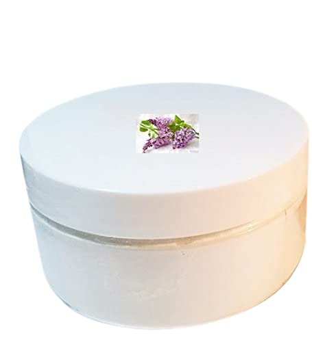 Lilac Scent Dusting Powder Gift Set - 8 oz Jar Talc-Free Silk Powder - Silky Body Puff