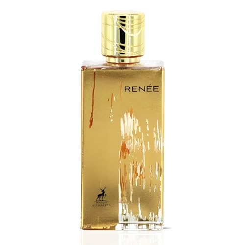 Maison Alhambra Renee Carmine – Floral, Woody, Powdery, Musky – Eau de Parfum Spray Long-Lasting Fragrance for Unisex, 3.4 Ounce / 100 ml