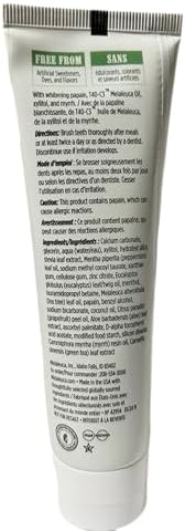 Melaleuca Whitening Tooth Polish Paste with Fluoride for Sensitive Teeth 3.3oz — Clean Mint