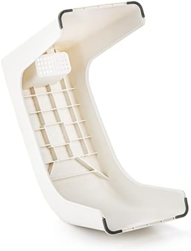 Hedume 2 Pack Shower Foot Rest, Easy Pedicure Foot Rest Stand, Shower Foot Stool for Shaving Legs, Bathing, Manicure, Non-Slip, Built-in Storage