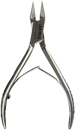 Small Surgical-Grade Toe Nail Clippers - Jaws Podiatry Stainless Steel Double Action Toenail Clippers for Thick Toenails - Ingrown Cuticle Nippers - Manicure Tools - Pedicure Tools