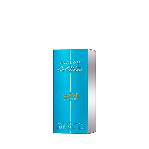 Davidoff Cool Water Wave Eau de Toilette – Fresh Woody Men's Cologne – With Notes of Sichuan Pepper, Juniper & Sandalwood – Long Lasting Fragrance