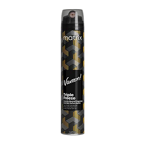 Matrix Vavoom Fast-Drying Triple Freeze Extra Dry Hairspray - Adds Volume and Lift, 24 Hour Hold, Humidity Resistant