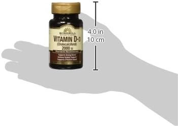 Windmill VIT D 2000 IU SOFTGELS WMILL 100 (Pack of 3)