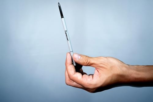 The Men Pen - Waterproof Eyebrow Pen | Beard Filler for Men | 1 Ounces | Microblading Eyebrow Pen | Hair Filler | Anti-Smudge | Mustache, Beard & Eyebrow Filler | Brown