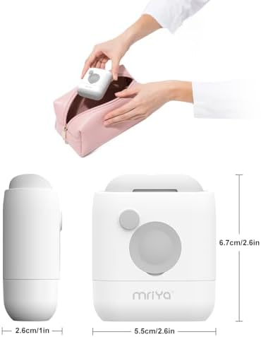 mriya Hair Oil Applicator for Scalp, Electric Scalp Oil Applicator with High Vibration, Hair Brush for Hair Fluid Essential Oil Serum, Use for Home & Travel