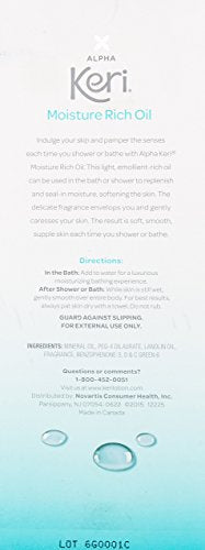 Alpha Keri Shower & Bath Moisture Rich Oil 16 oz