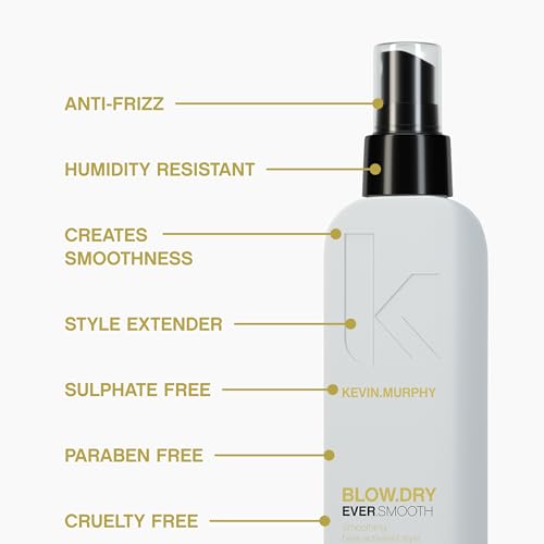 KEVIN.MURPHY BLOW.DRY EVER.SMOOTH - Style Extender Hair Spray - For Volume & Anti Frizz - Lightweight - Paraben Free Hair Care - 150mL / 5.1 fl oz
