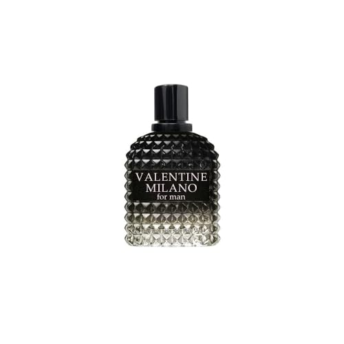 Perfume for Men Valentine Milano Eau de Toilette, 3.4 Fl Oz / 100ML, Masculine Cologne Natural Spray, Long Lasting Fragrance, Bold Fresh Scent for Daily & Night Use