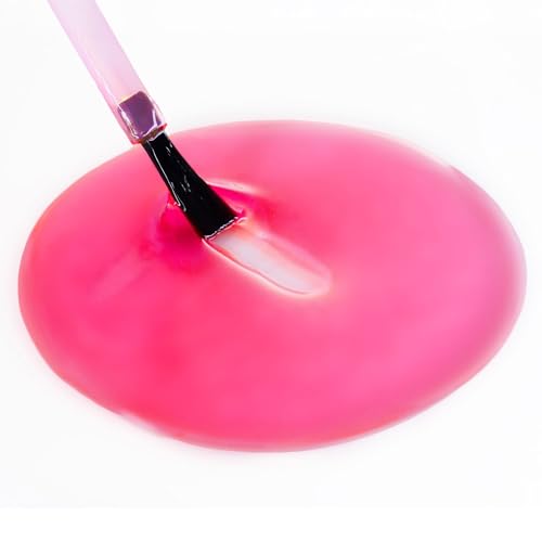 Dermelect Glowgetter Brightener + Perfector – Nail Strengthener, French Mani Tint & Glossy Top Coat | Repairs Yellowing, Peeling, Ridged & Damaged Nails - 0.4 fl oz