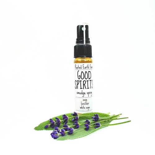 Good Spirits Smudge Spray - 1 fl oz - White Sage Smudging Spray - Crystal Cleansing