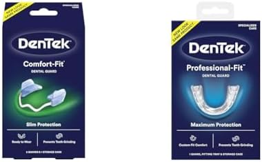 DenTek Teeth Grinding Dental Guard Kit with Comfort Fit and Professional Fit, 1 Count Each