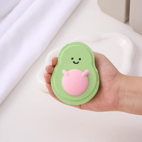 6 Fruit-Shaped Bath Bombs for Kids with Toys Inside – Colorful, Natural, Non-Toxic, Skin Safe Bath Fizzies Handmade Gift Set for Birthdays & More