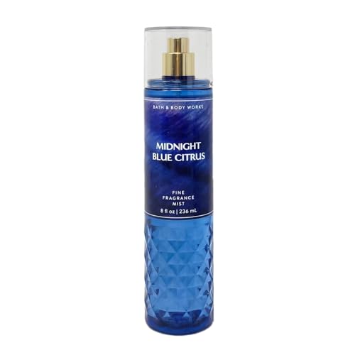 Bath & Body Works Midnight Blue Citrus Fine Fragrance Body Spray Mist, Warm Vanilla Sugar (Midnight Blue Citrus)