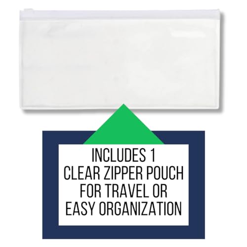 Fixodent Dental Adhesive Cream 10g Pocket Sized Travel Sized Tubes, TSA-Approved Travel Sized Denture Adhesive w/ 1 Travel Zipper Pouch (Pack of 5 Tubes)