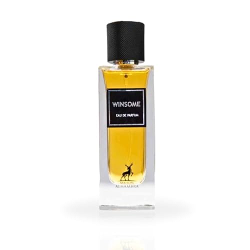 Maison Alhambra Winsome Eau De Parfum Spray 90ML (3.04 OZ) Long Lasting Arabian Perfume For Men - Bold Woody, Floral & Sweet Fragrance - Perfume Men with Bergamot, Rose, Patchouli & Vanilla Notes