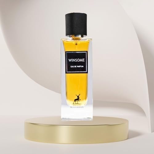 Maison Alhambra Winsome Eau De Parfum Spray 90ML (3.04 OZ) Long Lasting Arabian Perfume For Men - Bold Woody, Floral & Sweet Fragrance - Perfume Men with Bergamot, Rose, Patchouli & Vanilla Notes