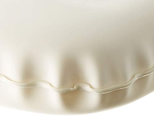 Amazon Basics Bath Tub Neck Pillow with Suction Cups, Waterproof, 3-Panel, Off-white