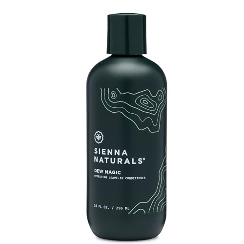 Sienna Naturals - Dew Magic Leave-In Conditioner – Anti Frizz - Lightweight Hydration – Strengthens, Softens & Protects w/Baobab & Coconut Oil – Vegan - Great for Curly Hair - 11oz